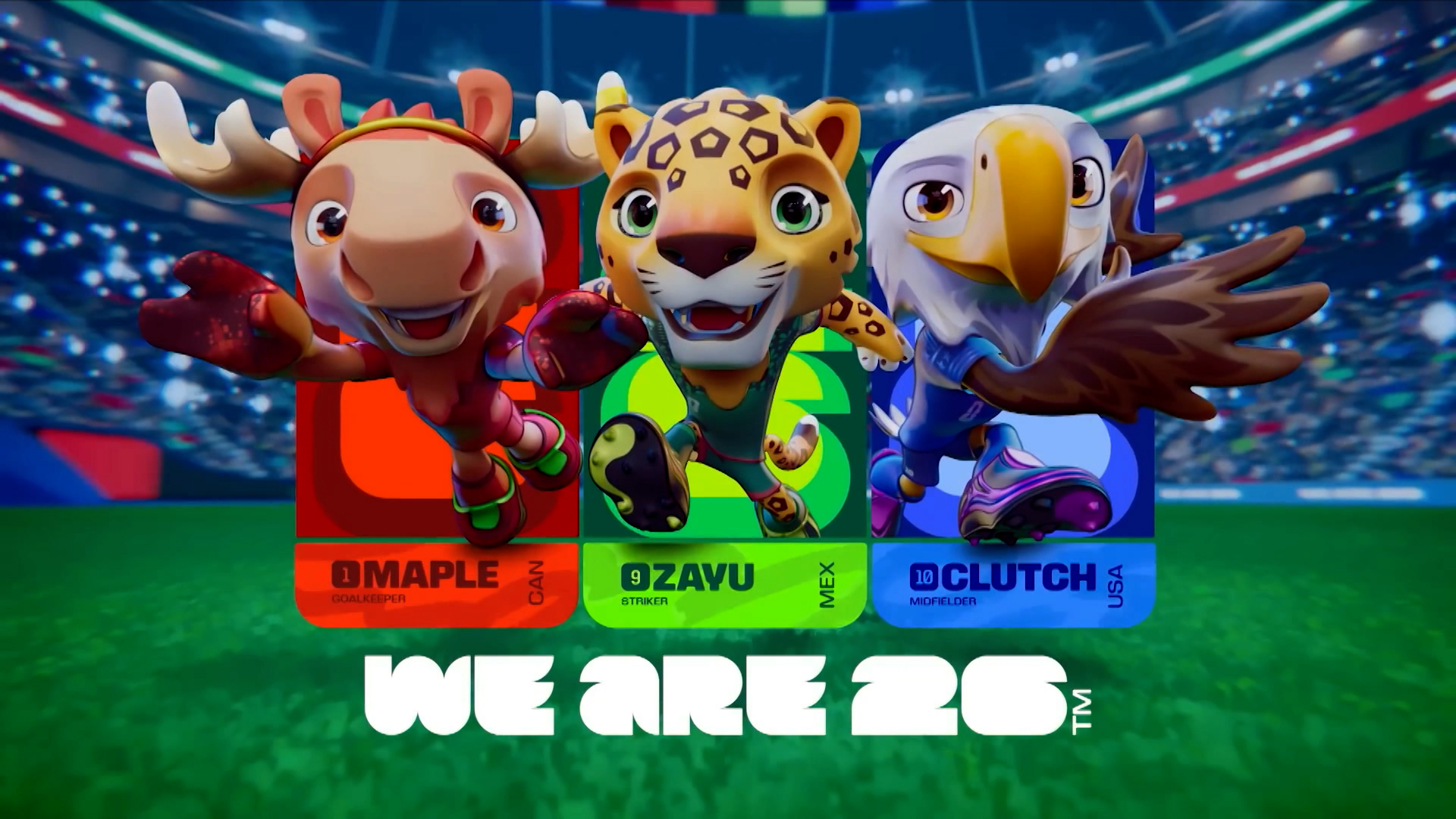FIFA công bố linh vật World Cup 2026: Maple, Zayu và Clutch